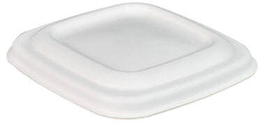 COUVERCLES POUR POT À SAUCE EN FIBRE DE CANNE CARRÉ 8X8 CM X1200