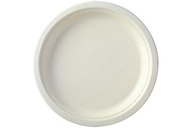 ASSIETTES FIBRE RONDES BLANCHES Ø 18 CM X1000