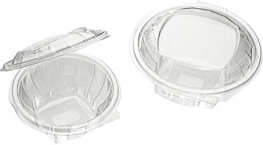 SALADIERS CRISTAL AVEC COUVERCLES À CHARNIÈRE Ø 18,5 CM HAUTEUR 10 CM 100CL X200