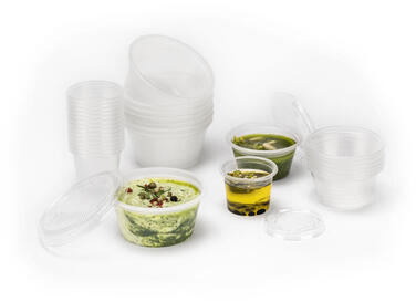 POTS PORTION PET Ø 6,5 HAUTEUR 2,8 CM 6 CL X100