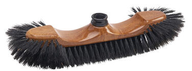 BALAI 1/2 TETE 30CM DOUILLE DROITE FIBRES SOIE NOIRE