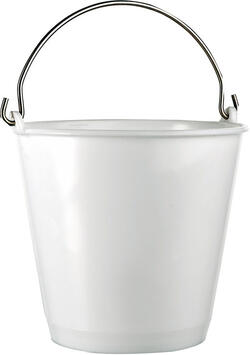 SEAU 12L ROND BLANC