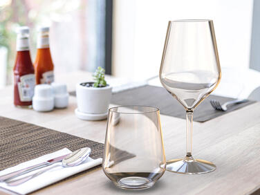 VERRES À EAU ELÉGANCE EN TRITAN 39 CL X6