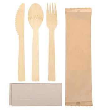 KIT COUVERTS BAMBOU 4 EN 1 X250
