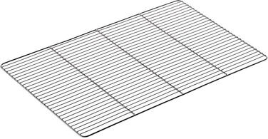 GRILLE PLATE INOX GN 2/1 65X53 CM RENFORCÉE