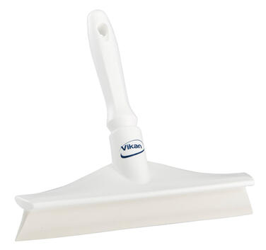 RACLETTE DE TABLE MONOLAME ULTRA-HYGIENIQUE MANCHE 24,5CM BLANC