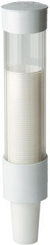 DISTRIBUTEUR MURAL POUR GOBELETS Ø 60 À 71 MM H 400 MM EN POLYSTYRÈNE INJECTÉ