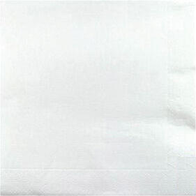 SERVIETTE 38X38CM OUATE GAUFRÉE 2 PLIS BLANC X900