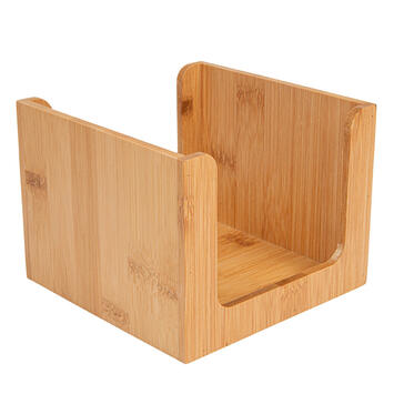 PORTE SERVIETTES DE COMPTOIRE 13X13X10CM BAMBOU