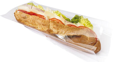 SAC SANDWICH POLYPROPYLÈNE 145X300MM TRANSPARENT X1000