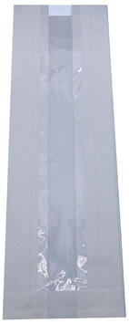 SACHET SANDWICH PAP 6,5X9X31CM FENE A SOUFFLET BLANC C/1000