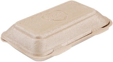 BOÎTES KEBAB EN PPE AVEC COUVERCLE ARTICULÉ 24,3 X 15,4 HAUTEUR 6,6 CM X360