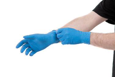 GANT NITRILE BLEU NON POUDRÉ TAILLE XL BOITE X100