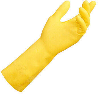 GANTS LATEX JAUNE TAILLE 6/7 X1 PAIRE