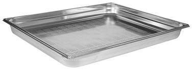 BAC GASTRONORME PERFORÉ SANS ANSE GN 2/1 PROFONDEUR 5.5 CM
