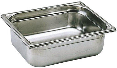 BAC GASTRONORME PLEIN SANS ANSE GN 1/2 PROFONDEUR 2 CM