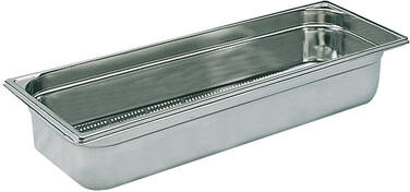 BAC GASTRONORME PERFORÉ SANS ANSE GN 2/4 PROFONDEUR 10 CM