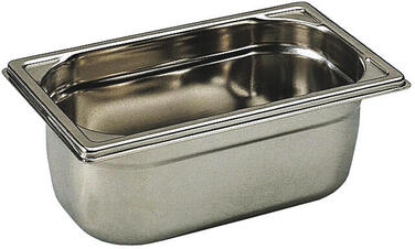 BAC GASTRONORME PLEIN SANS ANSE GN 1/4 PROFONDEUR 6.5 CM