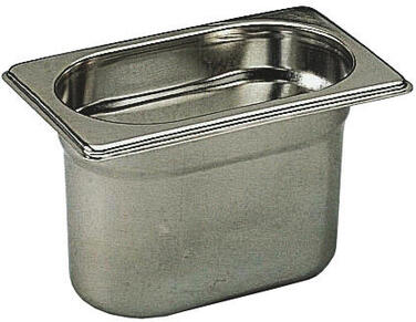 BAC GASTRONORME PLEIN SANS ANSE GN 1/9 PROFONDEUR 10 CM