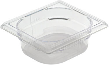 BAC GASTRONORME EN COPOLYESTER GN 1/6 PROFONDEUR 6.5 CM
