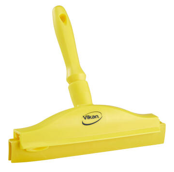 RACLETTE A MAIN ALIMENTAIRE DOUBLE-LAME 25CM JAUNE