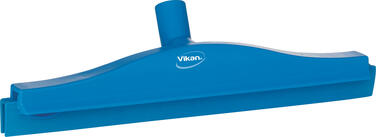 RACLETTE SOL ALIMENTAIRE DOUBLE-LAME PIVOTANTE 40CM BLEU