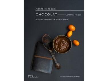 LIVRE CHOCOLAT CARNET VOYAGE PIERRE MARCOLINI