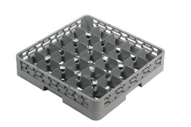 PANIER DE BASE AVEC CLOISONS POUR 25 VERRES INCLINÉS