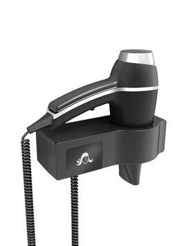 SÈCHE-CHEVEUX ALTEO NOIR AVEC SUPPORT BASE