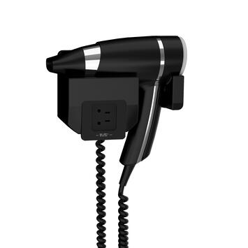 SÈCHE-CHEVEUX BRITTONY NOIR 1600W PRISE RASOIR MONOTENSION