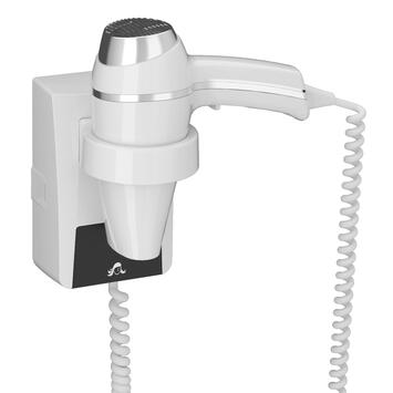 SÈCHE-CHEVEUX CLIPPER II 1400W BLANC AVEC SUPPORT BASE