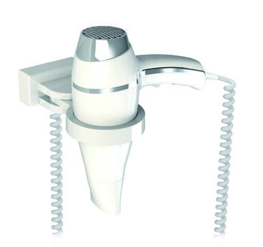 KIT SÈCHE-CHEVEUX 1875W BLANC ALTEO AVEC SUPPORT UNIVERSEL