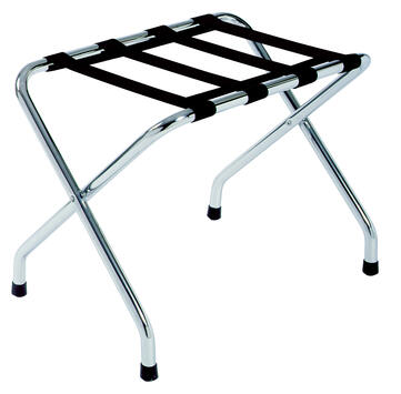 RACK À BAGAGES SANS DOSSERET MÉTAL CHROME