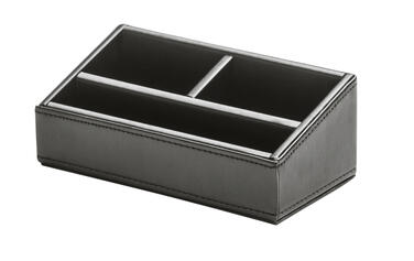 PORTE-SACHETS CHARME CUIR SYNTHÉTIQUE NOIR