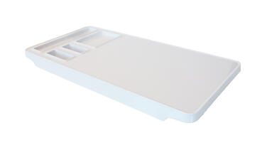 PLATEAU MAESTRO BLANC AVEC ENCOCHE POUR SACHETS