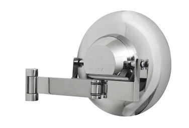 MIROIR COSMOS LUMINEUX CHROME BRAS PLAT GROSSISSANT