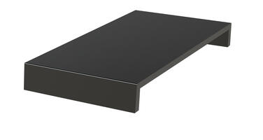 SECOND PLATEAU ACCUEIL MODULABLE ORCHESTRO MÉLAMINE NOIR