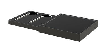 PLATEAU MODULABLE SALLE DE BAIN ORCHESTRO MÉLAMINE NOIR