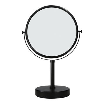 MIROIR DOUBLE FACE SUR PIED FIESTA NOIR MAT