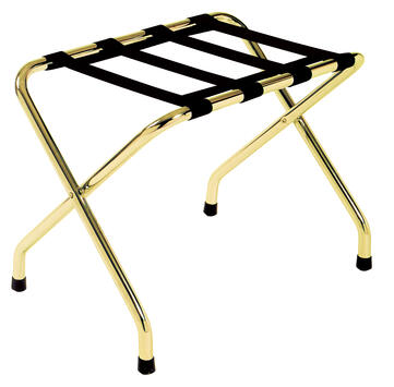 RACK À BAGAGES SANS DOSSERET MÉTAL DORÉ