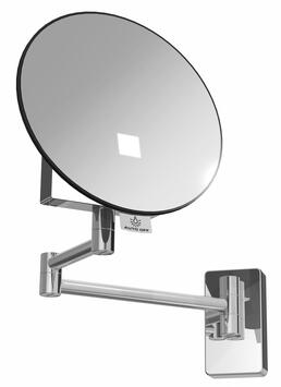MIROIR ÉCLIPS ROND LUMINEUX BRAS TUBULAIRE