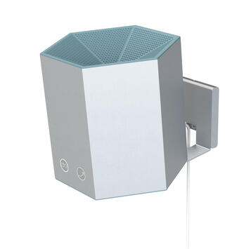 PURIFICATEUR D'AIR COMPACT SHIELD BLEU AVEC SUPPORT MURAL