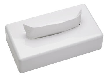DISTRIBUTEUR POUR BOÎTE À MOUCHOIRS RECTANGULAIRE SANIBOX BLANC