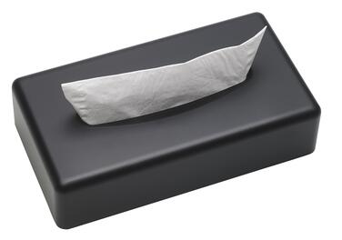 BOÎTE À MOUCHOIRS RECTANGULAIRE SANIBOX NOIR MAT