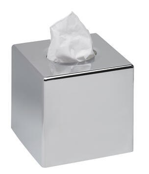 BOÎTE À MOUCHOIRS CARRÉE SANIBOX CHROME
