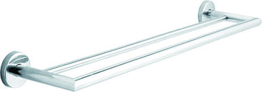 PORTE-SERVIETTES DOUBLE INOX 652X130MM