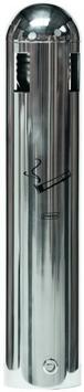 CENDRIER MURAL TUBULAIRE 1.8L GRIS INOX