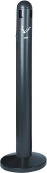 CENDRIER SUR PIED TUBULAIRE 3L NOIR