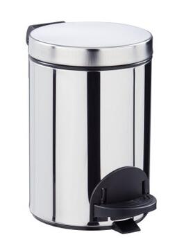 POUBELLE A PEDALE SANELIA 3L INOX BRILLANT