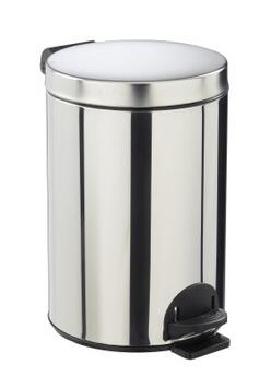 POUBELLE A PEDALE SANELIA 14L INOX BRILLANT